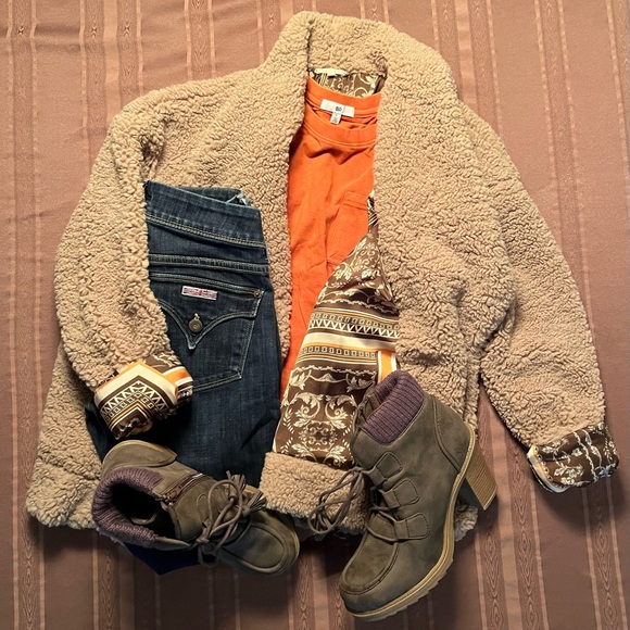 Mystree Faux Shearling Jacket - Picture 1 of 7